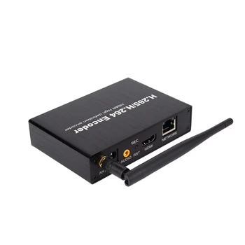 H. 265 H. 264 HDMI Video o Wifi Tinklo Kodavimo TV TF Saugojimo HDMI Encoder H. 265-Live Transliacijos Transliacijos(ES Kištukas)