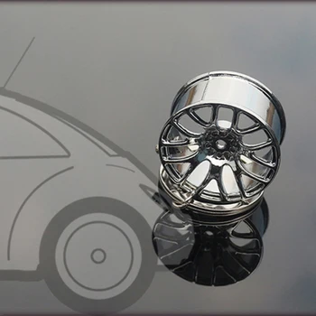 1Pcs Lydinio ratlankiai Ratlankio paketų prižiūrėtojų raktinę Keychain Automobilių Tiuningo Žaislas Kūrybos Automobilio Ratlankio Turbo Metalo Pakabuką 