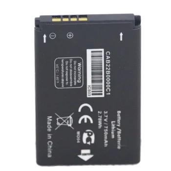 ISUNOO 20pcs/Daug), 3,7 V 750mah Ličio Bateriją už Alcatel CAB22B0000C1 Vidaus Telefono baterijos