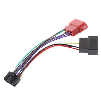 Laido Pajungti Adapteris Radijo ryšio Standartas ISO Jungties Adapteris 16 Pin Plug Kabelio Automobilių Vielos Kabelis Adapteris