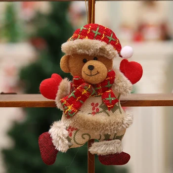 8Pcs Linksmų Kalėdų Papuošalai Kalėdų Dovana Kalėdų Senelis, senis besmegenis Medžio Žaislas, Lėlė Pakabinti Papuošalai Namuose