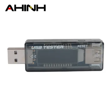 LCD Ekranas USB Įtampos Ir Srovės Matuoklis Energijos gamybos Pajėgumų Mobiliojo Maitinimo Galios Matuoklis Testeris Baterijos Talpa Testeris