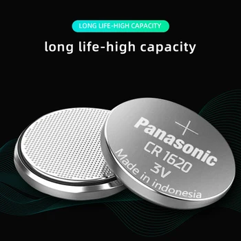 1PCS Panasonic originalus CR1620 mygtuką baterijos cr1620 ECR1620 GPCR1620 3v ličio baterija nuotolinio klavišą automatinis laikrodis