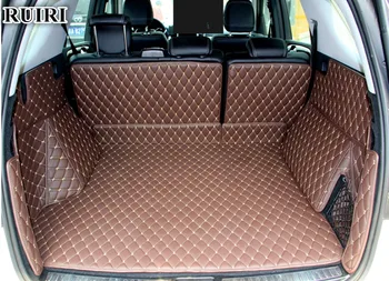 Geros kokybės! Pilnas komplektas automobilio bagažo skyriaus kilimėliai Mercedes-Benz ML 300 350 500 W164 2011-2005 vandeniui linijinių krovinių įkrovos kilimėliai kilimai