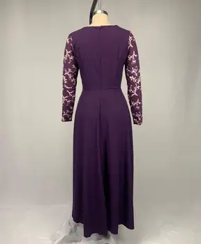 Plius dydis S-5XL musulmonų suknelė moterims 2020 naują atvykimo elegent mados spausdinti susiuvimo ilgai abaja musulmonų apdaras a1404
