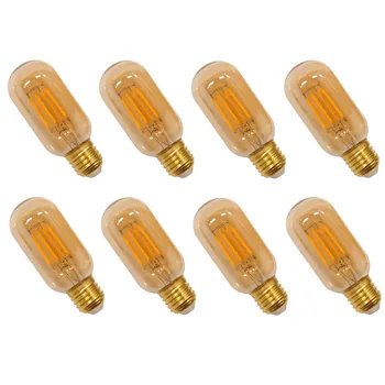 Derliaus 4W T45 LED Vamzdiniai Kaitinimo Lemputės Edison E27 Retro LED, Kaitinamosios Lempos, Šiltai Balta 400Lm Pakeisti 40W Kaitrinę