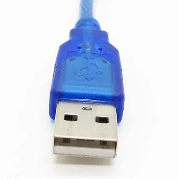 30cm USB 2.0 Type A Male į USB Vyrų Laido Adapteris Duomenų ilgiklis