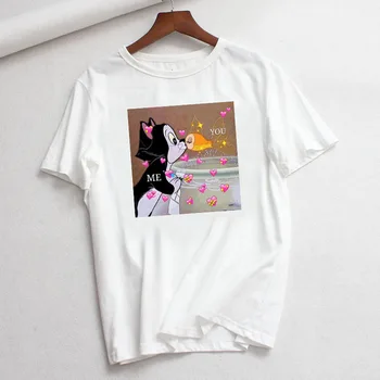 TJCJFO Juokingi Marškinėliai Moterims T-shirt Spausdinti Marškinėlius Unisex Hip-Hop Top Tees Animacinių filmų Vyras Moteris Karšto Pardavimo Balta