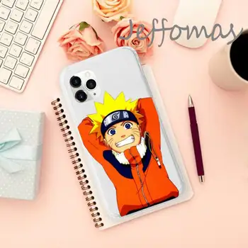 Naujausias Japonijos Anime Naruto, Sasuke Telefono dėklas Skaidri minkšta iphone 5 5s 5c se 6 6s 7 8 11 12 plus x mini xs xr pro max