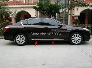 ABS Automobilių Kėbulo Pusėje Liejimo Padengti Apdaila Optikos Bagetai Honda Accord 2013