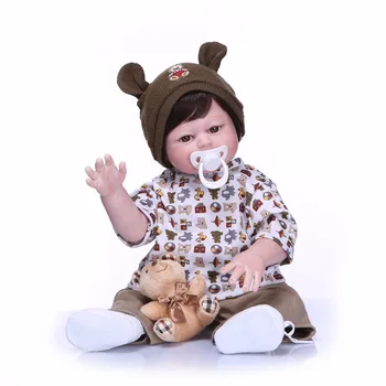 50m NPK kūdikis reborn 20inch mados lėlės realus silikono reborn baby bamblys lėlės vaikams kalėdų dovana gimtadienio žaisti namuose