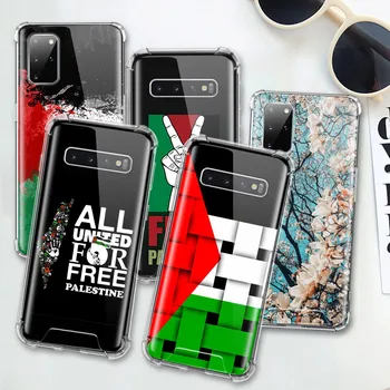 Palestinos Vėliava Atveju, Samsung Galaxy S10 S20 Ultra 5G S10e S8 S9 Plus Pastaba 9 10 Lite Telefonas, oro Pagalvė Anti-Rudenį Casos