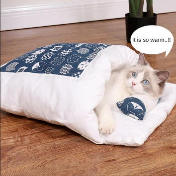 Katė lizdą katė miegmaišį uždarytas nuimamas plaunamas kačių kraiko žiemą šiltas augintinio guolį šunų veislynas keturis sezonus bendra augintinio lova