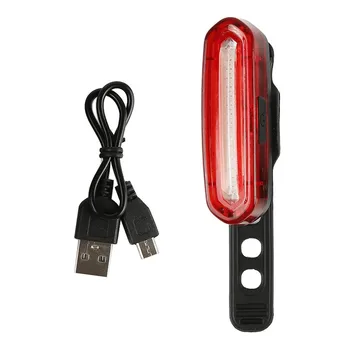 2020 Naujo Dviračio Lemputė USB Įkrovimo 300 Liumenų 3 Rūšių Dviračių Lempos Šviesos Priekiniai Žibintai Su Wolf Star užpakalinis žibintas Šviesos