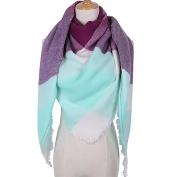 Dizaineris 2019 megzti pavasario žiemos moterų skara skara šiltų kašmyro šalikai, skaros, prabangos prekės kaklo bandana pashmina lady wrap