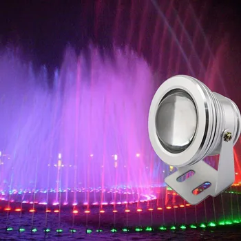 1000LM 10W RGB LED Povandeninis Fontanas Šviesos Prožektorius Laikas Baseinas, Tvenkinys Žuvų Bakas Akvariumas LED Šviesos Lempa JAV Plug IP67