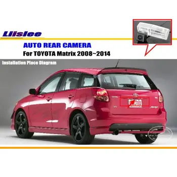Automobilio Galinio vaizdo Kamera TOYOTA Matrica 2008-Atgal Stovėjimo HD CCD RCA NTST PAL CAM OEM
