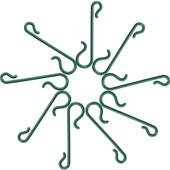 Daugkartinio naudojimo Plastikinis Mini Kabliukai Kalėdų Ornamentu, S Dizainas su Žirklėmis vidaus Apdaila (300 Vnt.)
