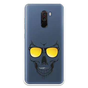 Stendas atveju kaukolė kostiumas piešimo WP014 už Xiaomi Pocophone F1