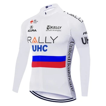 2020 pro komanda dviračių jersey ilgomis rankovėmis vasarą, pavasarį UHC dviračių džersis Vyrų maiot ciclismo hombre