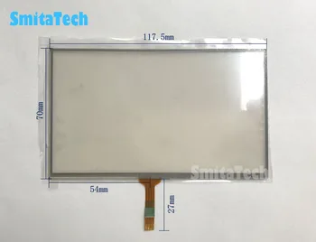 5.0 colių 117.5*70mm 4wire lizdo Varžinio Jutiklinis ekranas skaitmeninis keitiklis skydelis