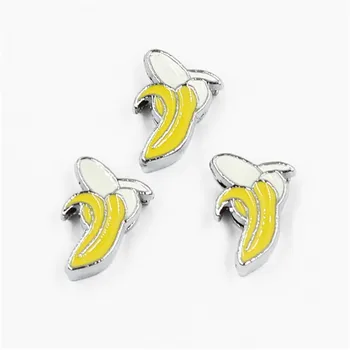 Vyšnių-Bananų Braškių Obuolių Moliūgų 10vnt 8mm Skaidrių Pakabukai Tinka Rankogaliai Diržai, Apyrankės Key Chain 