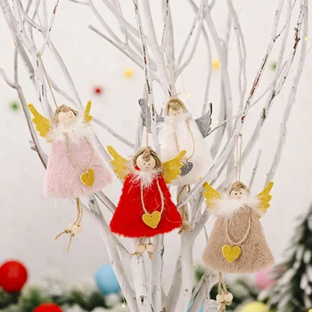 Minkštas Mielas Kalėdų Lėlės Ornamentu Kūrybos Angelas Medžio Pakabukas Namų Parduotuvė Dekoro Šalies Namų Dekoravimo Reikmenys Dovana