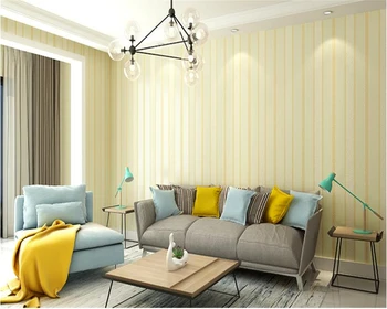 Beibehang Modernus minimalistinio 3D vertikali juosta neaustinių 3d tapetai Miegamajame, gyvenamasis kambarys Europos TV foną, dryžuotų tapetų