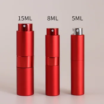 5ml-15ML nešiojamas nedidelis daugkartinio naudojimo pasukimo kvepalai purškimo butelis, kvepalai siurblys, tuščias kosmetikos konteinerių, kelionės purškimo butelis.