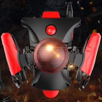 RH-PUBG Artefaktas Automatinis Slėgio Pistoletas Rapid Fire Karalius Terminatorius Tabletės Su Dot Gamepad (rapid Fire Karalius Raudona)