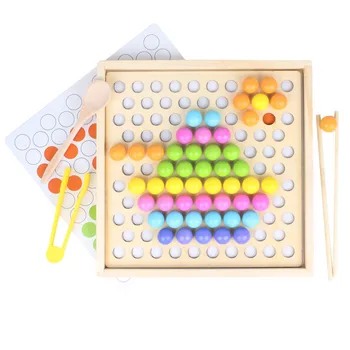 Vaikams Žaislai Montessori Mediniai Žaislai Rankas Smegenų Mokymo Įrašą Karoliukai Įspūdį Valdybos Matematikos Žaidimas Kūdikių Ankstyvojo Švietimo Žaislai Vaikams