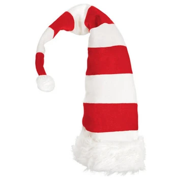 Kalėdų Skrybėlę Pliušinis Elf Santa Hat Ornamentas, Papuošimas Kalėdų Bžūp Turkija Skrybėlės Naujųjų Metų Kalėdos Šalių Rekvizitai Apdailos Raudona ir whi
