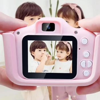 Vaikų Kamera 12.0 MP 1080P 2.0 Colių Sn Vaikų Video su 32GB TF Kortelei Kamera Anti-Rudenį Vaikų Laikmatis Žaislas Cam
