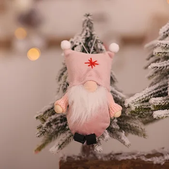 Kalėdų Medžio Kabo Ornamentu Amatų Lėlės Kalėdų Beveidis Vyras Kalėdinis Vakarėlis Namų Puošybai Pakabukas Vaikas Dovana Ornamentu Lėlės