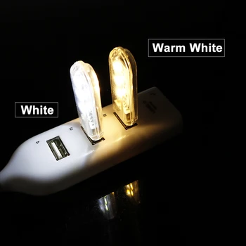 Mini USB Naktį Šviesos Nešiojamų Lemputę 5730 SMD 5V Lemputė Knygos Lempa Balta Šilta Balta automobilinis Įkroviklis Nešiojamieji kompiuteriai JQ