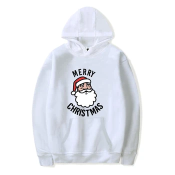 Linksmų Kalėdų Spausdinti Hoodie Marškinėlius Moterims/Vyrams Streetwear Harajuku Hoodies Palaidinės Mados Plius Dydis Tracksuit Viršūnės