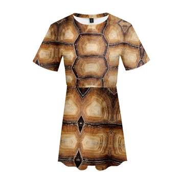 Gyvūnų Tekstūros 3D Atspausdintas Moterų Aprangos Mada Vasaros trumpomis Rankovėmis Suknelės 2020 Naują Atvykimo Karšto Pardavimo Laisvalaikio Drabužių Streetwear