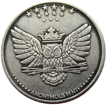 HB(128) JAV Valkata Doleris Ranka Raižyti Kaukolė Kūrybos Kopijuoti Monetas