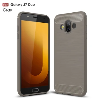 Case For Samsung Galaxy J7 Duo Gumos & Minkštos TPU Dangtelis Skirtas Samsung Galaxy J7Duo Anglies Pluošto Atveju, Samsung Galaxy J7 Duo