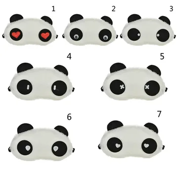 Vaikai Moterų Kaukė Miegui, Mielas Panda Miega Veido, Akių Užrištomis Akimis Eyeshade Kvėpuojantis Kelionės Padengti Sveikatos Priežiūros Pagalbos Eyepatch Įrankis