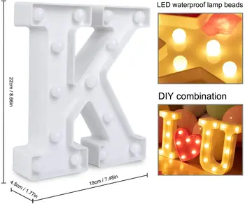 3D LED Naktį Lempa 26 Raidžių 0-9 Skaitmeninis Marquee Pasirašyti Valentino Dienos Šviesą Kabo Lempa Patalpų Dekoro Vestuves Vesti Šviesos