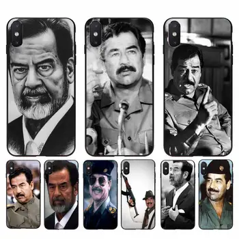 Yinuoda Saddamo Husseino Juoda TPU Minkštos Gumos Telefono Dangtelį 
