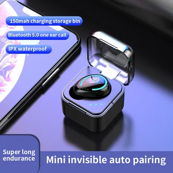 Mini Bluetooth Ausines Nešiojami Vieną TWS Belaidės Ausinės Su Mic Už xiaomi 