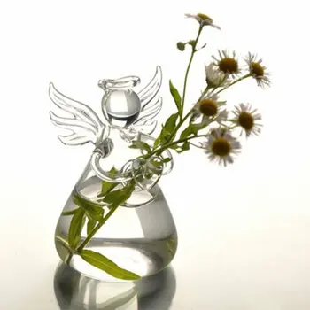 Skaidrus Angelas Vaza Krištolo Vaza Gėlių Kompozicijų Hydroponic Konteinerių Namų Dekoravimas Vestuvių Puošimas