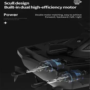 SMRC M5 2.4 G Mini Nuotolinio Valdymo pultas RC Valtis su pakabinamu varikliu Rc Valtis, Vaikų Žaislai Modelio Elektros Valtis, Vandens Slidės Vasarą