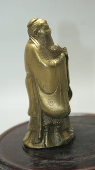 Bauda senas Kinų Unikalus Vario Raižyti Konfucijaus statula