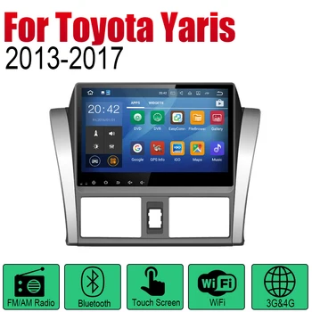Toyota Yaris 2013 M. m. m. 2016 m. 2017 Auto Radijas 2 Din 
