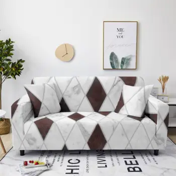 Zebra Juostele Modelis Sofa Cover Elastinga Geometrinis Užvalkalai už Kambarį, Kampe Sofos Padengti Baldų Raštas Loveseat