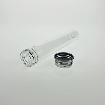 150pcs 65ml permatomus Plastikinius Mėgintuvėlius Su Aliuminio Dangteliu Butelių, Saldainių Vonios Druska Saugojimo Butelių