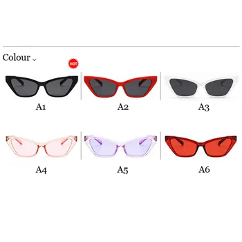 Drugelis katės akies moterų Prekės Dizainerio batai Juoda Raudona Balta rėmo madingi akiniai nuo saulės moterims Mados Oculos UV4
